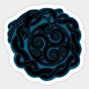 Jormungand Blue Sticker